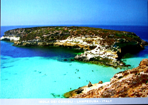 Cartolina lampedusa sicilia - lampedusa.,