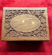 SCATOLA LEGNO INCISO VINTAGE