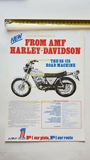 Harley-Davidson SS 125-175-250 1974 depliant FRANCESE originale brochure FRENCH