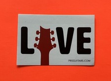 Adesivo PRS Guitars LOVE
