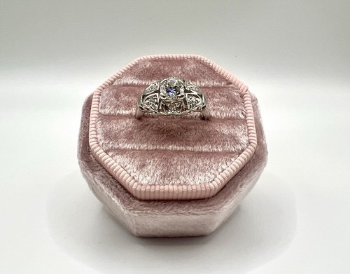 Anello antico oro bianco kt - oro, 14