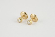 Coppia orecchini oro giallo