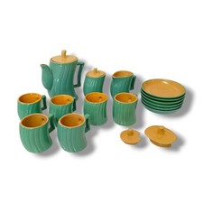 - NAJ OLEARI servizio tè 6 persone design Iosa Ghini Memphis vintage (456) E29