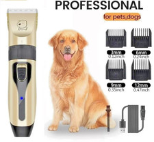 Tosatrice per Animali Professionale Taglia peli Silenzioso Ricaricabile USB cani