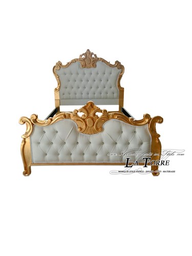 Letto piazza mezza barocco - mezza,