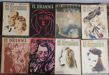 LOTTO RIVISTE D EPOCA IL DRAMMA ANNI 40-50