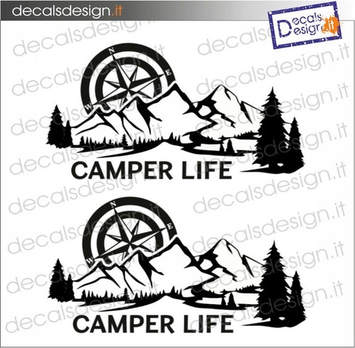 Adesivi camper life elnagh - 2,