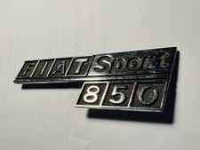 Scritta FIAT 850 Sport originale Cromodora