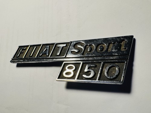 Scritta fiat 850 - scritta, sport