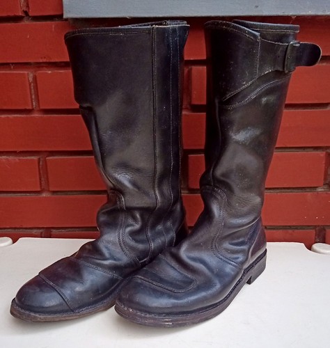 Stivali moto tedeschi - , vintage