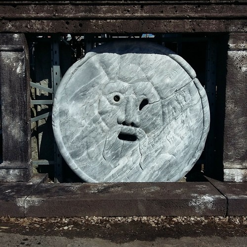 Bocca della verità - verità, marmo