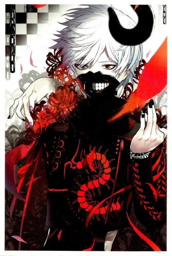 Tokyo ghoul cartolina - tokyo, ghoul,