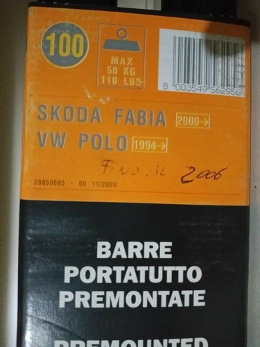 Portatutto completo fapa skoda - portatutto,