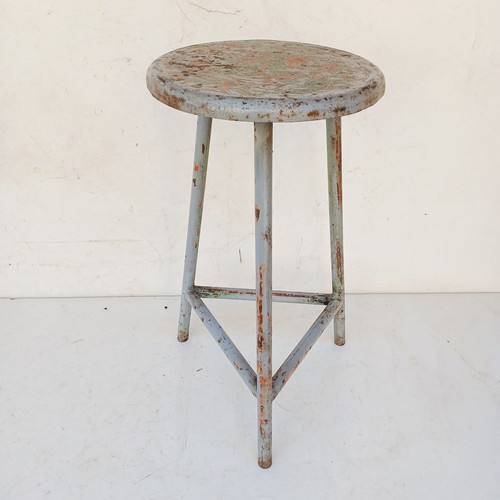 Sgabello industriale vintage - sgabello,