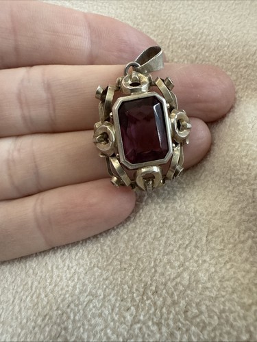 Ciondolo art decò argento 835 - decò,