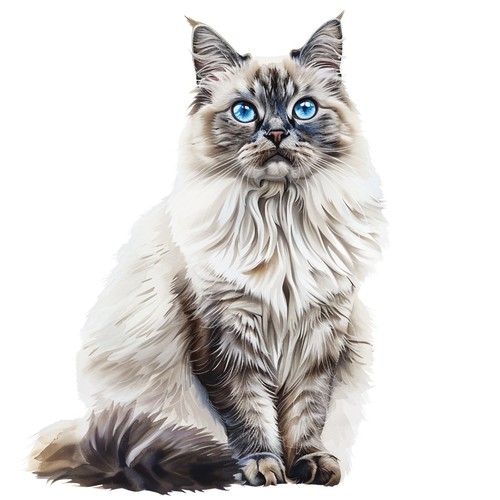 Adesivi gatto siberiano - adesivi,