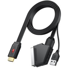 Convertitore da SCART a HDMI 1080P Cavo da SCART Maschio a HDMI Maschio 150 CM