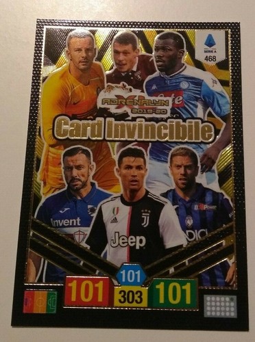 Card invincibile calciatori - card,