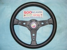 FIAT 500 & 126 VOLANTE SPORTIVO LUISI + CLACSON ABARTH FALCON  34 NERO