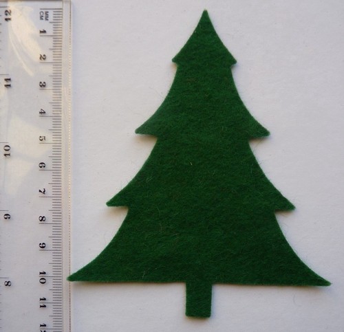 Albero natale in feltro - albero,