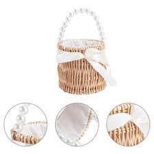 1pz Borsa Rotonda Tessuto Lady