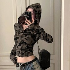 Giacca mimetica donna con