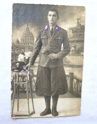 Vecchia foto militare - vecchia,