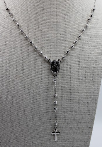 Collana rosari argento maglia - rosari,