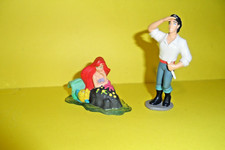 Ariel Flounder cake topper disney Sirenetta principe  PVC vintage 90 1 serie 89