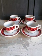 4 Tazzine caffe Paulista Lavazza Armando Testa Carmencita pubblicità