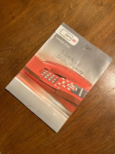 Libretto uso telefono - , sirio