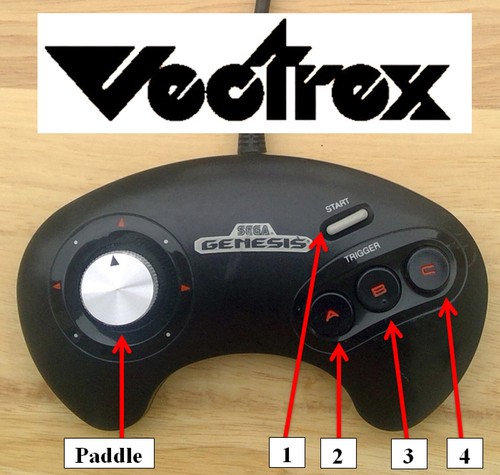 Vectrex fury overdrive sega - vectrex,