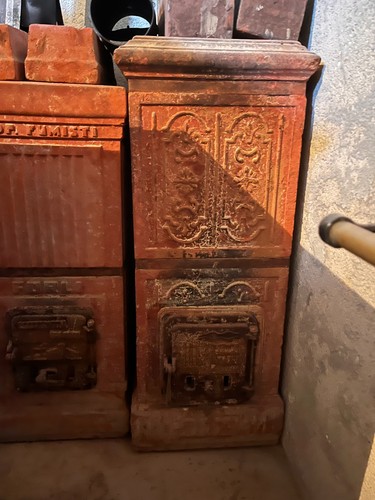 Stufa antica terracotta - 2x, di