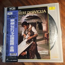 ROSSINI Barbiere di Siviglia Berganza Alva Abbado Ponnelle Japan 2LD Laserdisc
