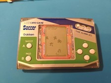 Gakken Soccer LCD Card Game Watch Calcio Japan vintage
