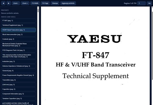 Yaesu 847 manuale - yaesu,