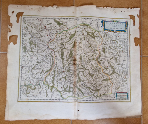 Carta geografica mappa del