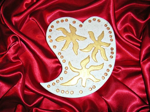 Quadro bassorilievo cuore - quadro,