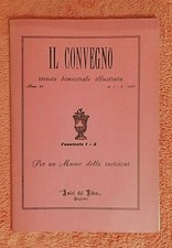 RIVISTA BIMESTRALE IL CONVEGNO FASCICOLO N. 1-2 1980 MARIO DELITALA 