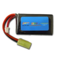 BATTERIA PER FUCILI SOFTAIR LI-PO 11.1V 1200 MAH 25C SMALL ANPEQ 11.1X1200 0264