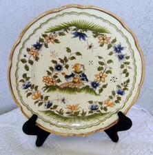 Piatto Decorativo In Ceramica