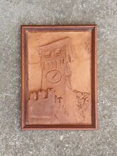 QUADRO ROCCA DI BAZZANO  QUADRO NICOLA EVANGELISTI  QUADRO TERRACOTTA  30x22x2,5