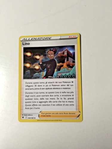 Carta pokemon lino 144 - lino, 144/189