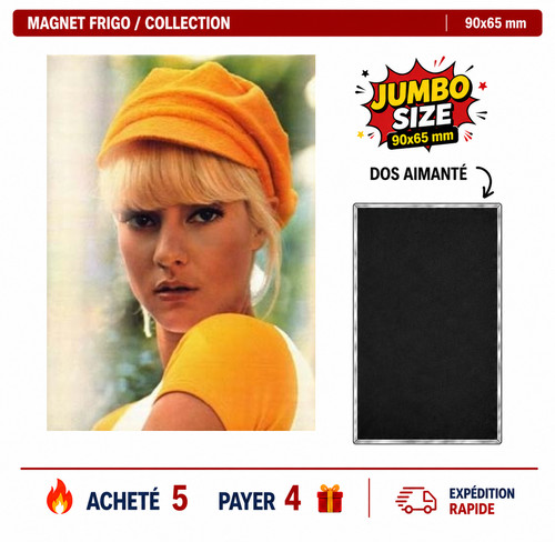 Magnet frigo sylvie vartan - magnet,