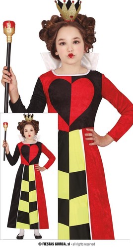 Costume regina cuori - regina, di
