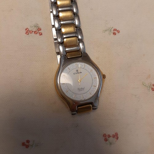 Cyma analog wristwatch silver - analog,