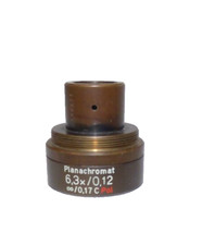 OBIETTIVO PER MICROSCOPIO CARL ZEISS JENA  PLAN  6,3X POL  I.C. 0,12