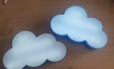 Nuvola Led Lavagna Luminosa Arredo Camera Bimba Bimbo a Parete Comodino Notturna