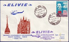 1961 - Primo Volo "Malpensa-Torino" con elicottero AGUSTA A-102 - 01.07.61