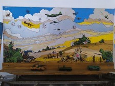 Meccanismo esterno di Kiddie rides-dondolo a Carrarmato per bambini- anni '70